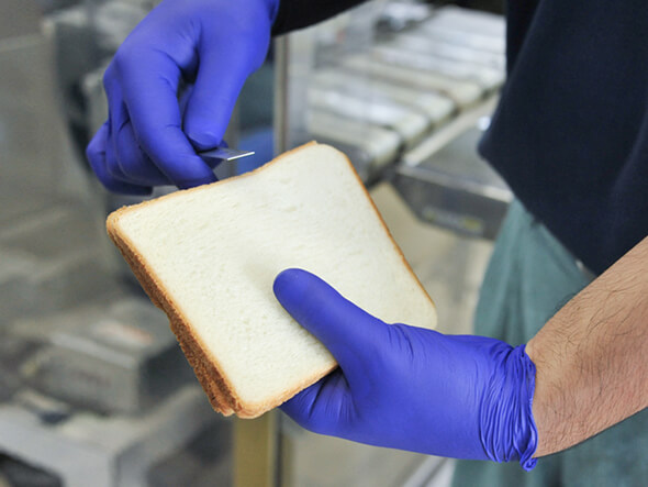 Photo of having food to be processed